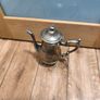 Coffee/Tea Pot Pitcher Silver Plated VM Rogers Vintage Footed Hinged Lid Image 9