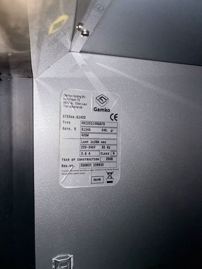 Gamko 3 Door Fridge