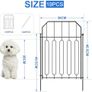Garden Fencing,19 Pcs Temporary Fencing Animal Fence Barrier, Decorative Metal Fencing Image 7