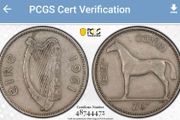 Ireland 1961 Mint Error Mule Half Crown PCGS XF40