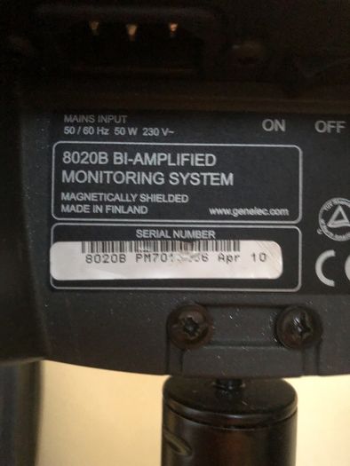 genelec 8020B pair