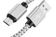 New 3m Premium Long Nylon Micro USB Fast Quick Charge 3.0 2A Cable Lead #901