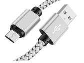 New 3m Premium Long Nylon Micro USB Fast Quick Charge 3.0 2A Cable Lead #901