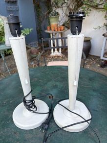 Pair Mid Century French Lamps