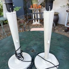 Pair Mid Century French Lamps