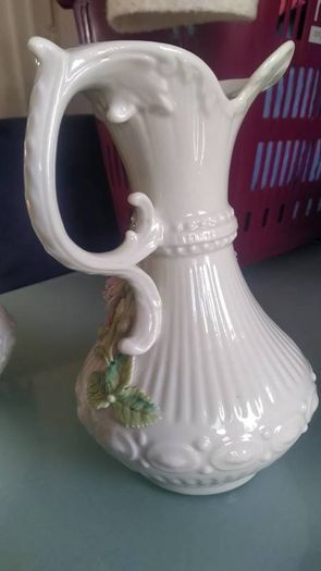 Antique Rare Belleek Pitchers