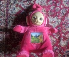 Vintage Teletubbies Rare Po Moving TV Television Screen Musical Toy - TOMY 1996