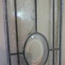 Antique Stunning Leaded Stained Glass Window Art  40,5" x 9" Image 4