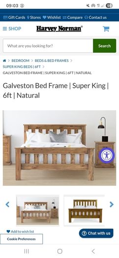 Brand New Galveston superking bed