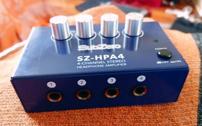 SubZero SZ-HPA4 4-Channel Stereo Headphone Amplifier.