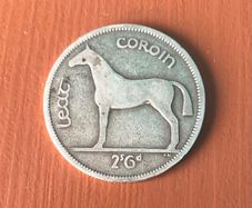 Irish silver half crown