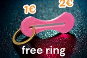 Shopping trolley token coin Removable key 1 and 2 Euro metal ring included multi colour smart gift ideas Easy-to-Carry Portable Trolley Coin