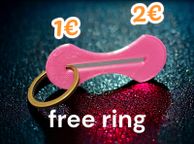 main image for ad Shopping trolley token coin Removable key 1 and 2 Euro metal ring included multi colour smart gift ideas Easy-to-Carry Portable Trolley Coin