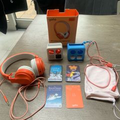 Yoto 3rd gen bundle + wireless headphones +14 cards