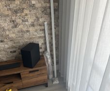 2x Aluminum Curtain track rail system 6ft - brand new