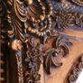 Vintage Ornate Gold Framed Mirror , Big ,Heavy and Thick 45" x 35" (Thickness 4") Image 5