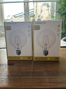 Ikea lunnom led lighte27