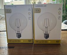 Ikea lunnom led lighte27