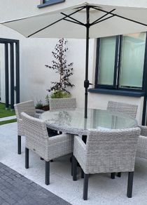6 Seater Rattan Furniture Dining Set