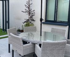 6 Seater Rattan Furniture Dining Set