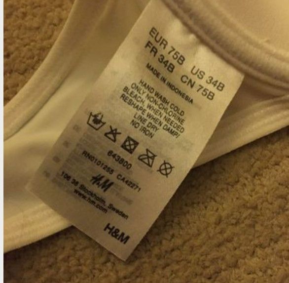 H&M bra