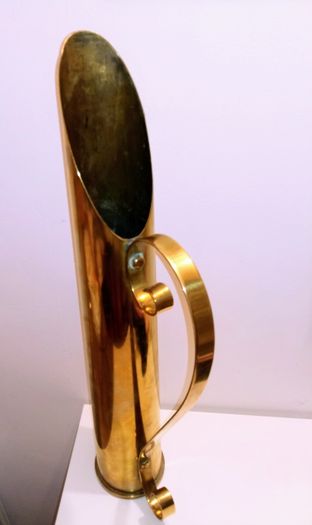 Huge Trench Art Made From Large Calibre Artillery Shell In Brass 62cm/24inch High