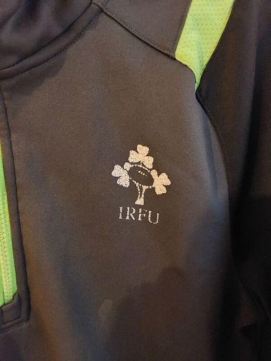 ireland rugby halfzip jumper
