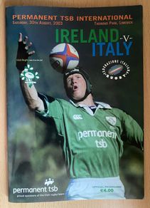 2003 Ireland v Italy - Permanent TSB International Programme