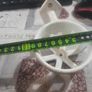 Antique Wall Mounted Cast Iron White Porcelain Cup Holder, Postage Available or Collection Image 3