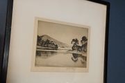 Rare Robert Houston etching