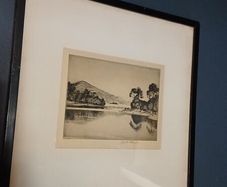 Rare Robert Houston etching