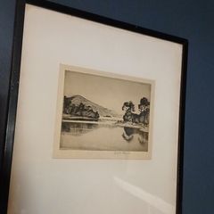 Rare Robert Houston etching
