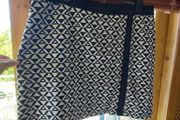 WALLIS Skirt Black + Cream Size 14-16
