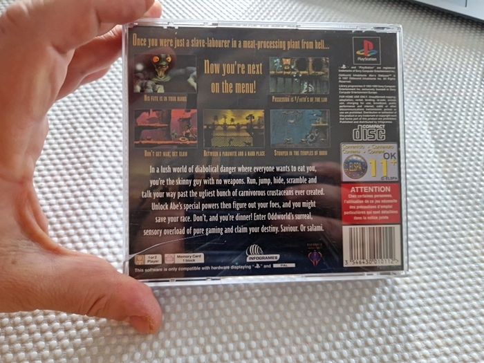 Oddworld Abe s Oddysee PlayStation1 Ps1 PlayStation2 Ps2 Games Original