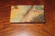 Unique Persian Brown &amp; Pale Blue Green Onyx Plinth / Base