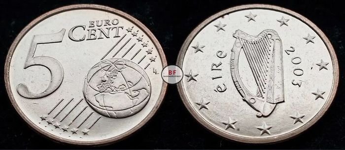 [#2209..] - Ireland 5 Cents | 2003 | BUNC