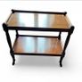 Edwardian mahogany two tier dumb waiter. Image 3