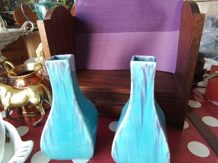 Pair of Pretty Blue Vases