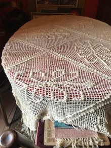 Vintage Lace crochet  bed spread