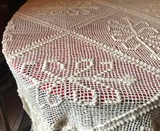 Vintage Lace crochet  bed spread