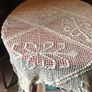 Vintage Lace crochet  bed spread Image 6