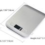 Digital Kitchen Scales Food Scale with stainless steel Platform Electronic Cooking with Backlit LCD Display Multifunction for Home Office Use 5kg 1g 11lb (FREE POSTAGE) Image 6