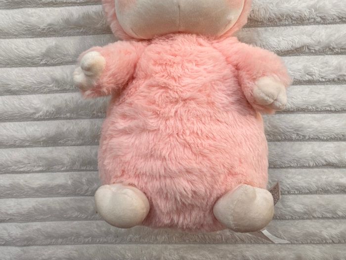 Miniso Pink Blossom Lamb Plush Yellow Flower Sheep approx. 27 cm. Used Please see photos