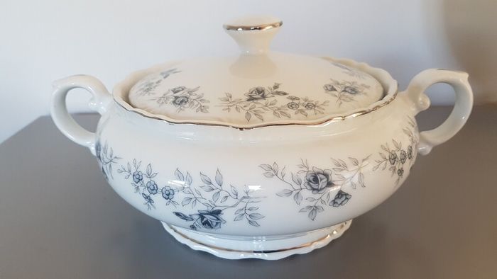 Tureen Baroque Blue By Daniele