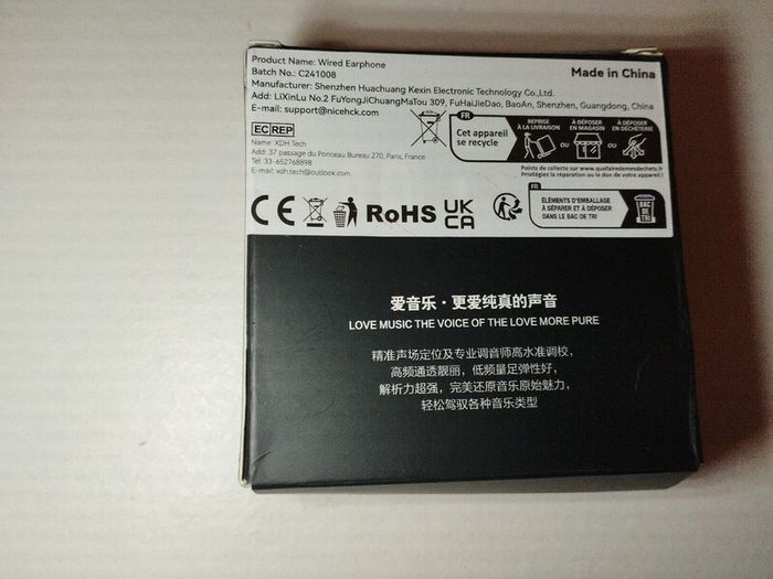 Yincrow x6 Ear Buds Headphones - no mic
