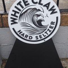White Claw Hard Seltzer display sign