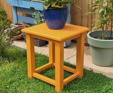 Wood Flower Stool