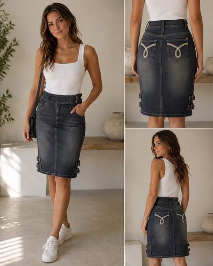 Jeans skirt, size 10