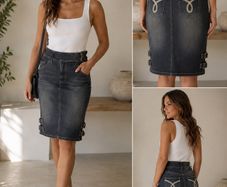 Jeans skirt, size 10