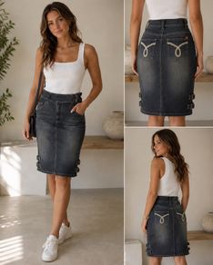 Jeans skirt, size 10